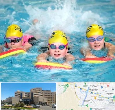 آموزش شنا کودکان در صیاد شیرازی مشهد