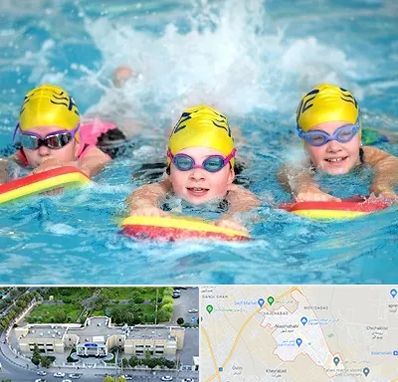 آموزش شنا کودکان در نسیم شهر