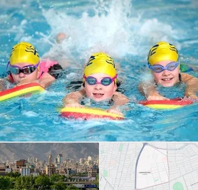 آموزش شنا کودکان در جمشیدیه