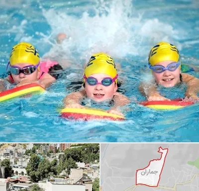 آموزش شنا کودکان در جماران