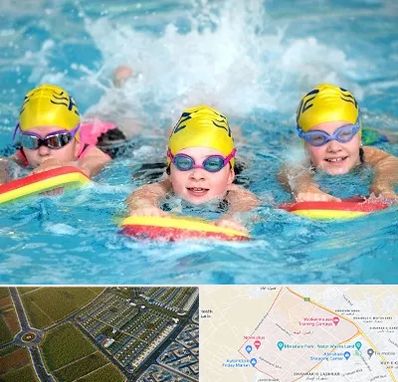 آموزش شنا کودکان در الهیه مشهد