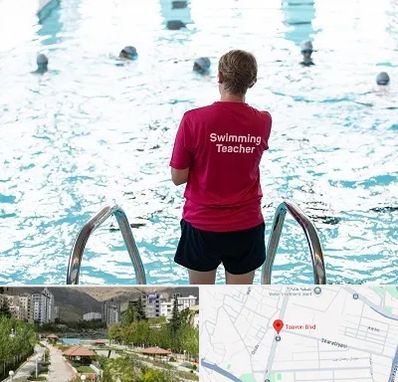 دوره مربیگری شنا در بلوار تعاون