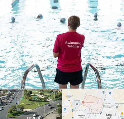 دوره مربیگری شنا در شاهین ویلا کرج