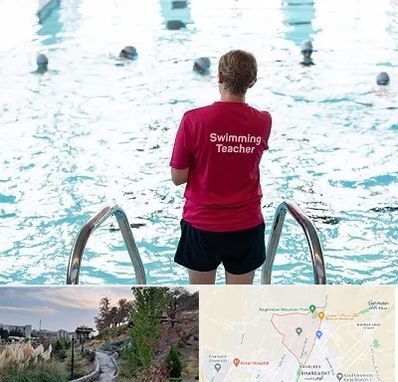 دوره مربیگری شنا در باغستان کرج