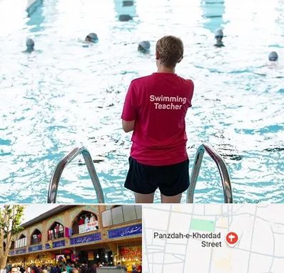 دوره مربیگری شنا در 15 خرداد