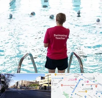 دوره مربیگری شنا در خیابان ملاصدرا شیراز