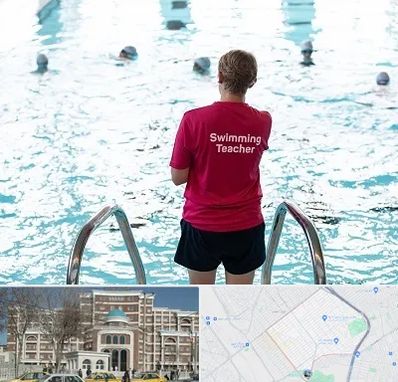 دوره مربیگری شنا در طلاب مشهد