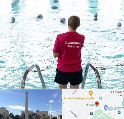 دوره مربیگری شنا در فلکه گاز شیراز