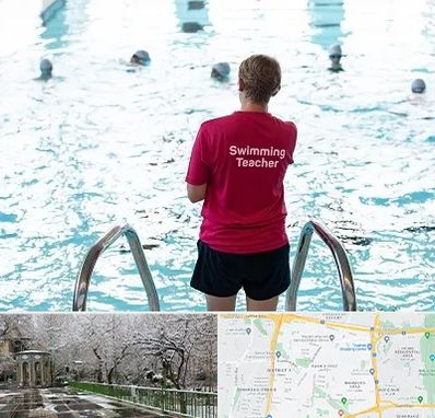 دوره مربیگری شنا در باغ فیض