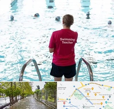 دوره مربیگری شنا در خیابان ارم شیراز