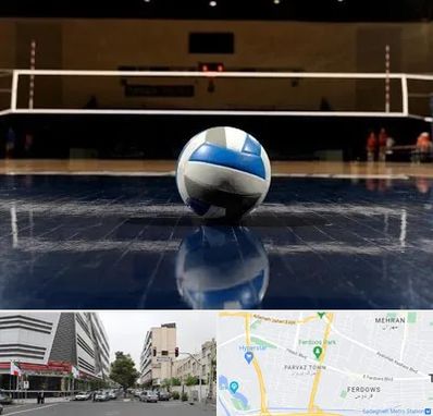 باشگاه والیبال در بلوار فردوس