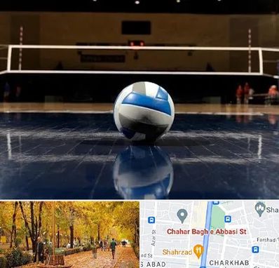 باشگاه والیبال در چهارباغ اصفهان