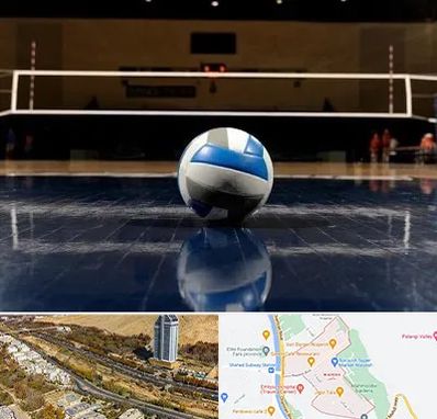 باشگاه والیبال در خیابان نیایش شیراز