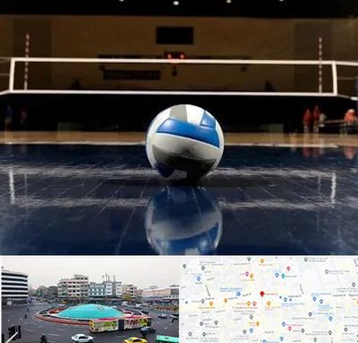 باشگاه والیبال در میدان انقلاب