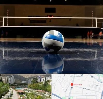 باشگاه والیبال در بلوار تعاون