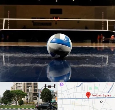 باشگاه والیبال در میدان فردوسی تهران