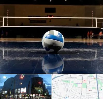 باشگاه والیبال در بلوار اباذر