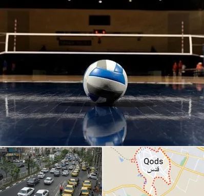 باشگاه والیبال در شهر قدس