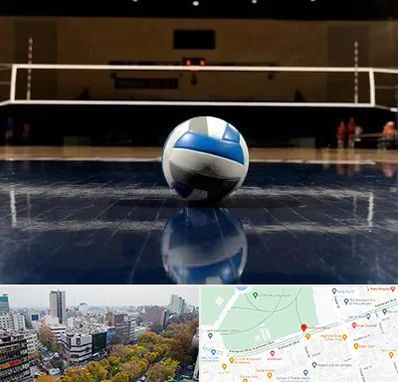 باشگاه والیبال در بلوار کشاورز