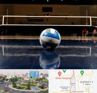 باشگاه والیبال در ونک تهران