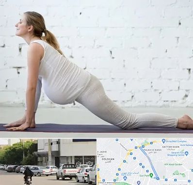 کلاس پیلاتس بارداری در قدوسی شرقی شیراز