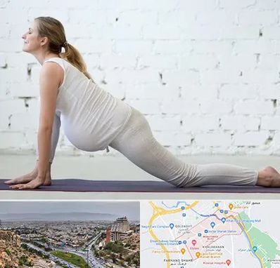 کلاس پیلاتس بارداری در معالی آباد شیراز