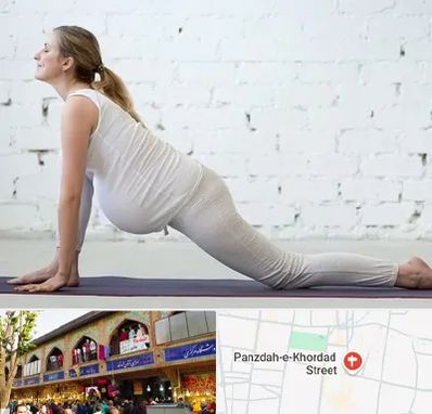 کلاس پیلاتس بارداری در 15 خرداد