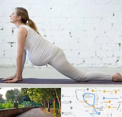 کلاس پیلاتس بارداری در فلکه گاز رشت