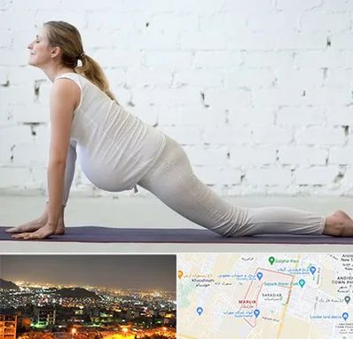 کلاس پیلاتس بارداری در مارلیک کرج