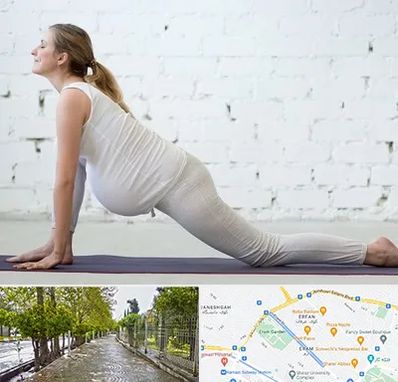 کلاس پیلاتس بارداری در خیابان ارم شیراز