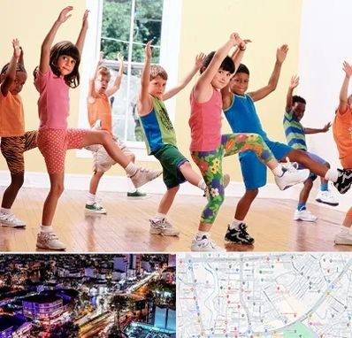 کلاس ایروبیک کودکان در منظریه رشت