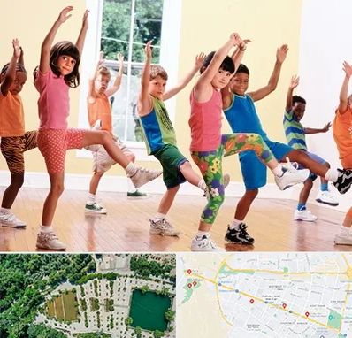 کلاس ایروبیک کودکان در وکیل آباد مشهد