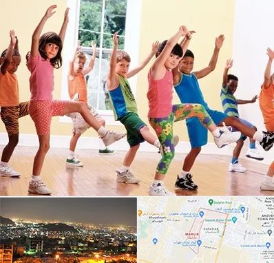 کلاس ایروبیک کودکان در مارلیک کرج