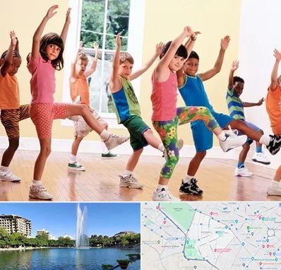 کلاس ایروبیک کودکان در کوهسنگی مشهد