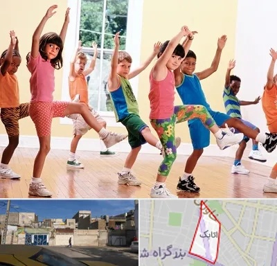 کلاس ایروبیک کودکان در اتابک
