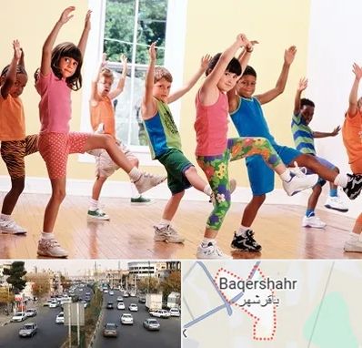 کلاس ایروبیک کودکان در باقرشهر