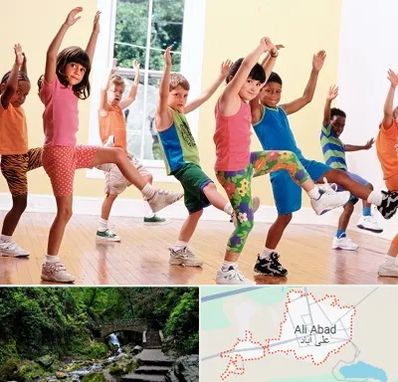 کلاس ایروبیک کودکان در علی آباد کتول