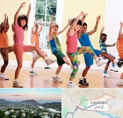 کلاس ایروبیک کودکان در لواسان