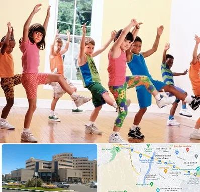 کلاس ایروبیک کودکان در صیاد شیرازی مشهد