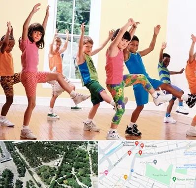 کلاس ایروبیک کودکان در سالاریه قم