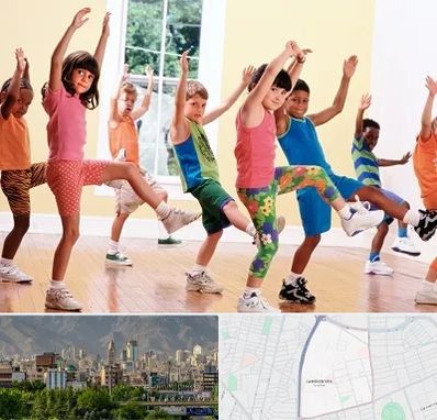 کلاس ایروبیک کودکان در جمشیدیه