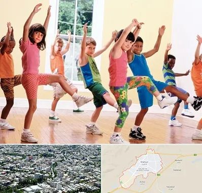 کلاس ایروبیک کودکان در شاهرود