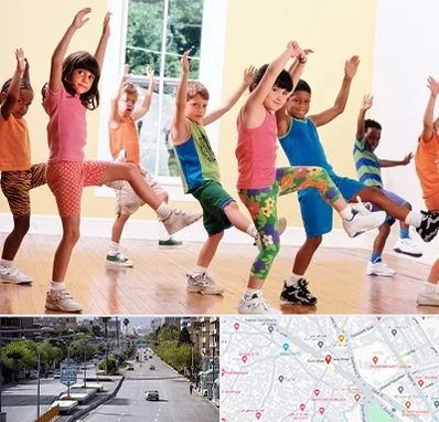 کلاس ایروبیک کودکان در خیابان زند شیراز