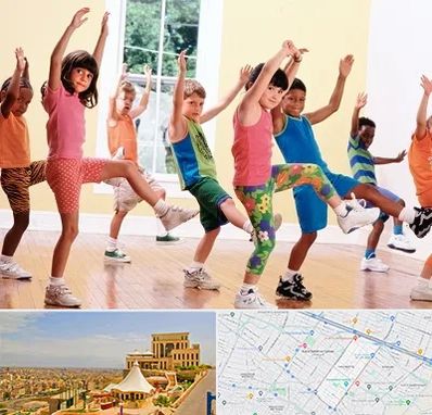 کلاس ایروبیک کودکان در هاشمیه مشهد