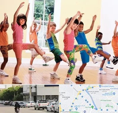 کلاس ایروبیک کودکان در قدوسی شرقی شیراز