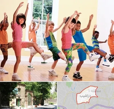 کلاس ایروبیک کودکان در دزاشیب
