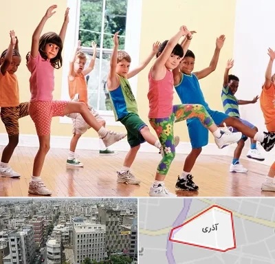 کلاس ایروبیک کودکان در آذری