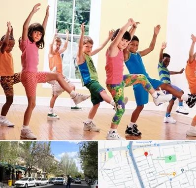 کلاس ایروبیک کودکان در کوی فیروز تبریز