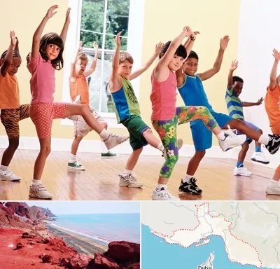 کلاس ایروبیک کودکان در هرمزگان