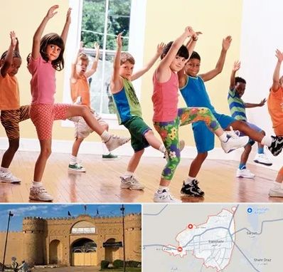 کلاس ایروبیک کودکان در ایرانشهر